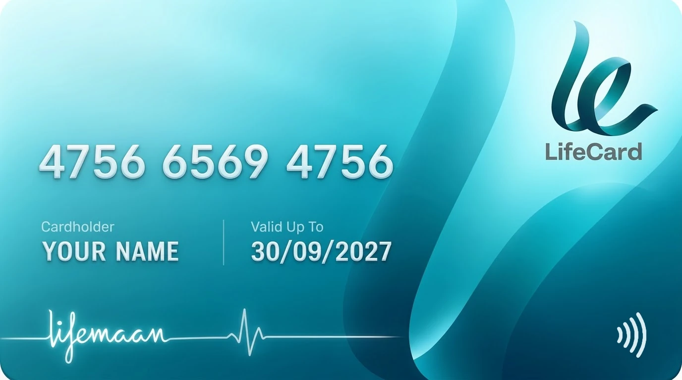 LifeCard by Lifemaan membership card