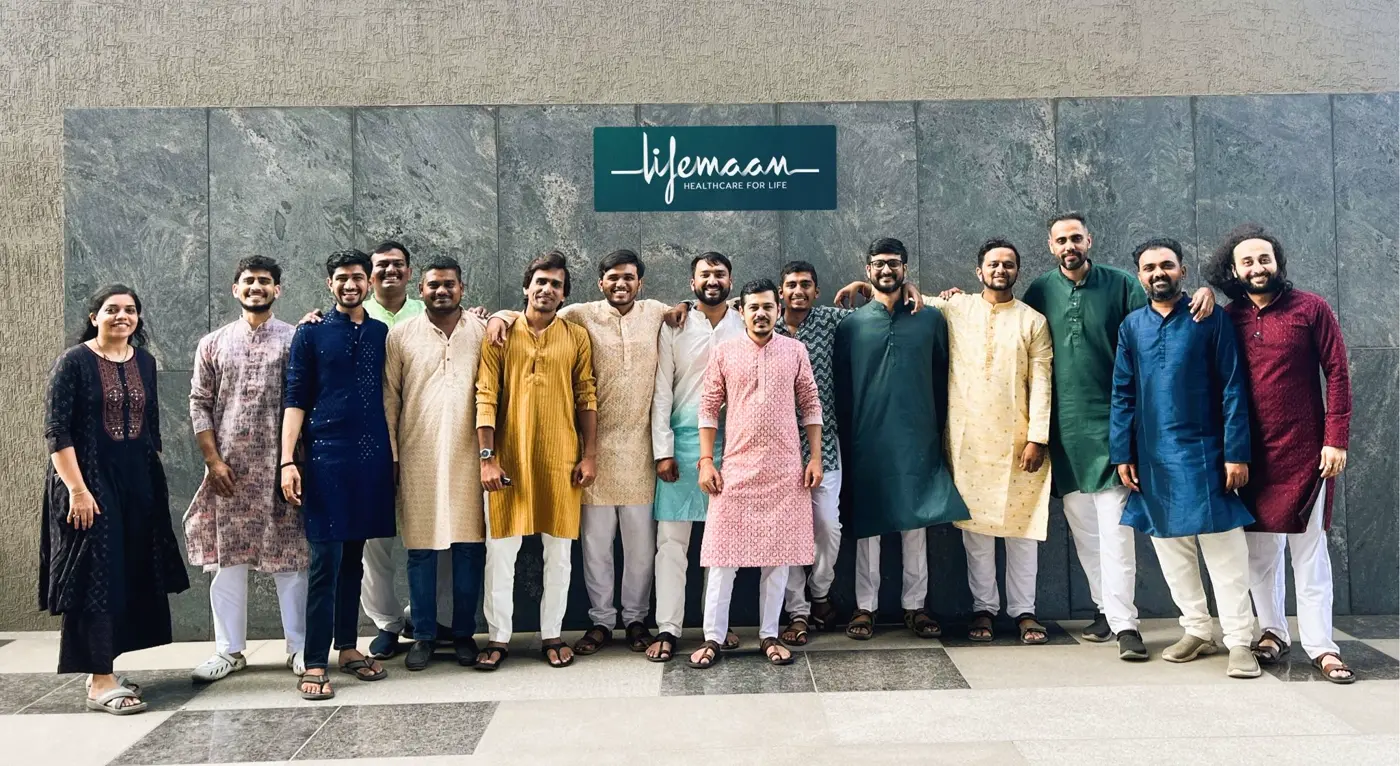 The Lifemaan team at the Surat office